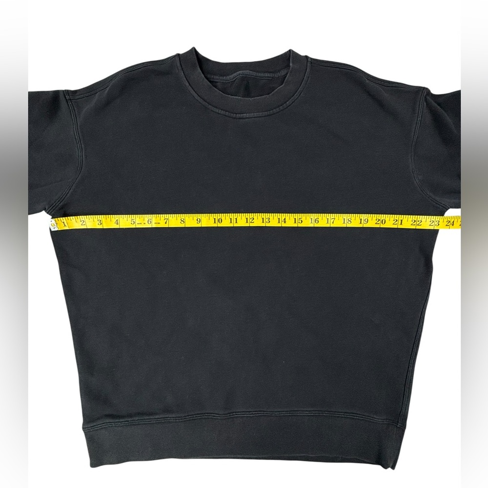 Lululemon | Perfectly Oversized Crew | Black | Size 2‎ - Picture 5 of 6